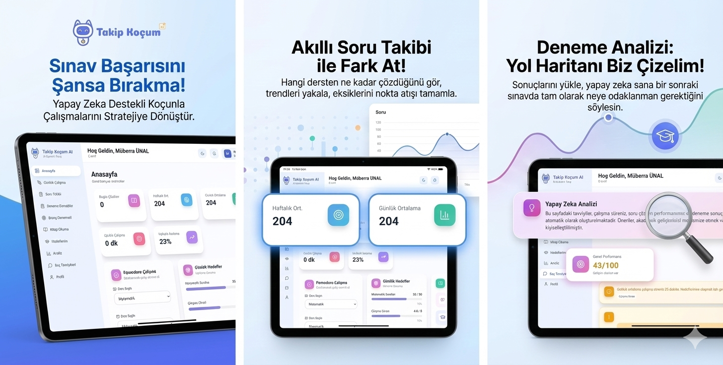 Takip Koçum AI Platform Özellikleri